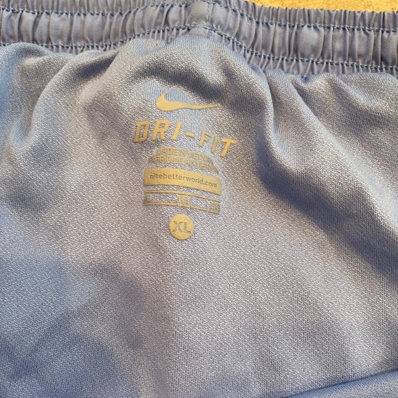 Women's Blue Nike Dri-Fit Shorts - Picture 2 of 4